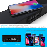 Bluetooth-compatible Column Wireless Speaker TV Soundbar Stereo Home Theater Sound Bar TF USB RCA Clock For PC TV