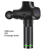 Massage Gun Muscle Relaxation Deep Tissue Massager Fitness Equipment Sport TherapyNoise Reduction Design With LCD Display