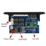 TDA7492P 25W+25W Amplifier Board + MP3 Decoder Board WAV APE Lossless Audio USB TF AUX DC12V-24V Bluetooth