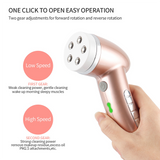 4-IN-1 Electric Facial Massage Roller Cleaner Deep Pore Cleaning Silicone Brush Blackhead Makeup Remover Rolling Massager SPA