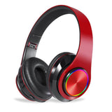 B39 Wireless HiFi Headphone LED Light Music Headset Bluetooth 5.0 With Microphone Foldable Sport Earphone For Iphone XiaoMi