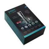 VGR Rechargeable professional men hair clipper electric hair trimmer Li-ion battery hair cutting machine for aldult children