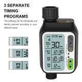 KKmoon Watering timer Electronic Irrigation Regulator Automatic Irrigation Timer with LCD Screen Waterproof Sprinkler Controller