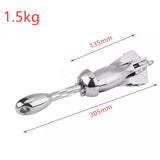 Stainless Steel Durable 1.5 /0.7KG Docking Hardware Boat Folding Grapnel Anchor For Boat Marine Yacht