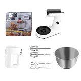 Stand mixer electric mixer 5-speed stand mixer with 3 quart stainless steel bowl dough hook and mixer for seasoning frost power