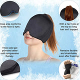 Wholesale 360° Gel Migraine Ice Head Wrap Migraine and Headache Relief Cap Cooling Sleep Mask for Puffy Eyes Sinus Pain Relief