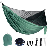 Camping Hammock Garden Anti Mosquito Bites Home Use Swing Sleeping Hanging Chair Outdoor Hiking Hunting Travel Portable Hang Bed