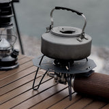 ShineTrip Camping Stove Insulation Board Stainless Steel Burner Heat Shield Anti-Scalding Hollow Design for Outdoor Camping