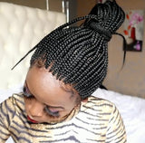 African Braid Wig Short Hair Stretch Mesh Fiber Head Cover