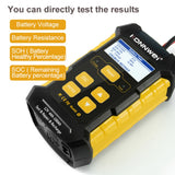 KONNWEI KW510 Car Battery Charger and Tester 12V Battery Maintainer for Cranking and Charging Systems,all 12V cars are available