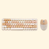 Mofii 2.4G Wireless Keyboard Mouse Combo 68 Keys Wireless Keyboard Ergonomic Mouse 3-gear Adjustable DPI