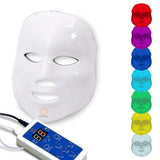 7 Colors LED Facial Mask Photon Therapy Facial Massager Women Skin Care Tools Wrinkle Removal Anti Aging Cleaning Beauty Machine