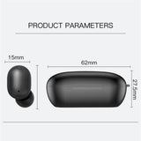 BT5.0 True Wireless Headphones Mini Earbuds Sweatproof Sport Headset In-ear Earphone with Mic Charging Case Battery Display