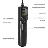 SHOOT RS-60E3 LCD Time Shutter Release Remote Control for  Sony A6000 A7000 A5000 A3000 A6 A7R rx100ii nex-3nl hx50 hx60