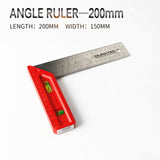 90 Degree Turn triangle and right angle corner ruler 200mm 300mm 400mm Plastic handle For Woodworking Measuring Tools