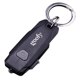 Outdoor Mini LED Keychain Flashlight USB Rechargeable Portable Keyring Light Torch Camping Fishing Night Lamp