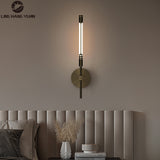 Modern Copper Wall Lamps LED Wall Sconce For Bedroom Bedside Lights Sofa Background Decor Creative Home Indoor Wall Light Gold