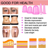 6PCS Facial Cupping Therapy Set Eye and Face massage Anti-Wrinkle Skin Care silicone Vacuum Cupping Jars ventouse  Suction Cups