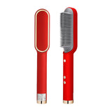 Hot Hair Straighteners Brush Women Hair Styler Curling Iron Electric Hot Comb Straightener Fast Heating Curler Hair Caring Tools