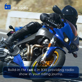 2.4GHz Wireless QTB35 FM Motorcycle Motorbike Helmet Intercom CSR Bluetooth 4.1 Headset Interphone Hands Free Call