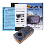 Sound Level Calibrator Meter 114dB / 94dB / 104dB Calibration Level For 1/2" 13.2mm Microphone Size