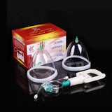 123mm Big vacuum Cupping For Women manual Breast enlargement massage Jar Nipple Sucker Chest Cupping Pump Suction Cups