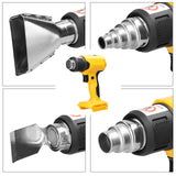 Cordless Handheld Hot Air Machine Lithium Rechargeable Heating Equipment Temperatures Adjustable Power Tool with 4 Nozzles