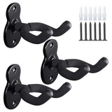 3 Pack Guitar Wall Hanger,Guitar-Shaped Metal Guitar Wall Mount with Screws,for Acoustic Electric Bass Classical Guitar