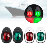 LED Navigation Light Signal Warning Lamp 10V-30V For Marine Boat Yacht Truck Trailer Van Starboard Port Side Light 2Pcs