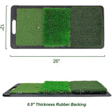New Golf Hitting Mat Golf Practice Mat Heavy Duty Rubber Base With Handle Golf Mat Perfect For Indoor And Outdoor