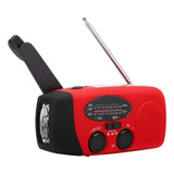 Solar Hand Crank Radio FM/AM/NOAA Multifunction Emergency Radio Portable Solar Radio 3 LED Lights Flashlight Hand Crank Radio