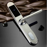 European Standard Hotel Mifare1 T5557 Electronic RF Card Mechanical Key Smart Door Lock With Free System Software For All Doors