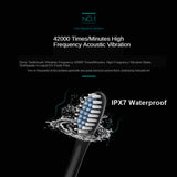 Sonic Electric Toothbrush Ultrasonic Automatic USB Rechargeable IPX7 Waterproof Whitening Teeth Tooth Brush Head Holder Adult