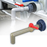Water Tank Adapter Drain Fitting Household Easy Use PP Garden Hose Faucet Connector No Leakage S60X6 Rainwater Lengthen