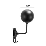 Wall-mounted Bike Helmet Holder 180 Degree Rotation Home Motorcycle Helmet Rack Cap Hat Display Storage Rack Hanger for Coats