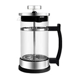 French Press Coffee Pot Maker Thickened Borosilicate Glass Coffee Press Rust-Free Dishwasher Hand punch Household Heat Resistant
