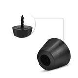 8 Pcs 30x20mm Rubber Feet Anti-vibration Base Pad Stand with Screws for HiFi Speaker Guitar Amplifier Car Subwoofer