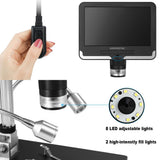 Andonstar Hot Digital Microscope long Lenses for Soldering AD206 with LCD Display AD206 Black&white 1080P Scope Soldering Tools