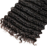 Real Hair Wig Deep Curly Human Hair Bundle12A