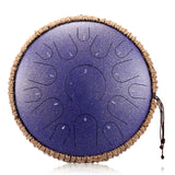 new Steel Tongue Drum 14 Inch 15 Tone Drum Handheld Tank Drum Percussion Instruments Yoga Meditation Music Lovers Beginner Gift