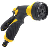 Garden Hose Nozzle 8 Spray Patterns High Pressure Car Washer Jet/ Fan/ Rinse/ Mist Hand Sprayer Sprinkler for Bike Washing Floor