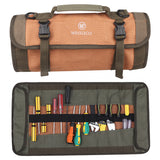 Roll Tool Bag Large Wrench Roll Up Portable Pouch Bag 20 Pockets Kit Telescope Storage Oxford Bag for Electricians Mechanics