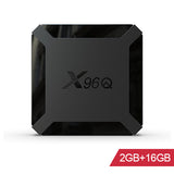 X96Q TV BOX android 10 Allwinner H313 Quad Core Smart Tv Box Android 1G8G 2G16G Wifi 2.4G Media Player Set Top Box PK x96 mini