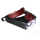 FGHGF 1.5-10x  Wearing Magnifier Glasses Magnifying Gl Helmet Style  Headband Magnifying Glasses Reading or Repair Use