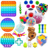 Fidget Sensory Toy Stress Anxiety Relief Autism Toys Set Push Kit Bubble Fidget Sensory Toys for Kids Adults Decompression Gift