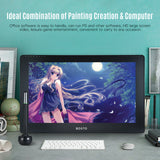 BOSTO Studio 16HD 15.6 Inch Portable Graphic Monitor Drawing Tablet 1920*1080 HD Resolution 4G+128G Memory 8192 Level Pressure