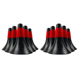 10 Pack Agility Cones For Training Basketball - Non-Slip Cone Themed Party Decoration - For Soccer Skating Drills