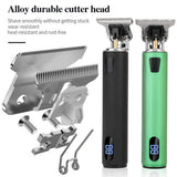 Electric Clipper + Nose Hair Trimmer Professional Barber Hair Cutter Beard Shaving Machine for Men Rechargeable Razor Shaver