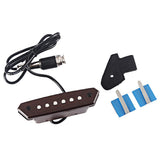 6 String Acoustic Folk Guitar Clear Warm Sound Soundhole Pickup Set
