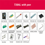 738AL Battery Spot Welder Machine 3.6KW Adjust Telescopic Arm Welding Head Automatic Pulse Welding With a Spot Welder Pen 1 orde